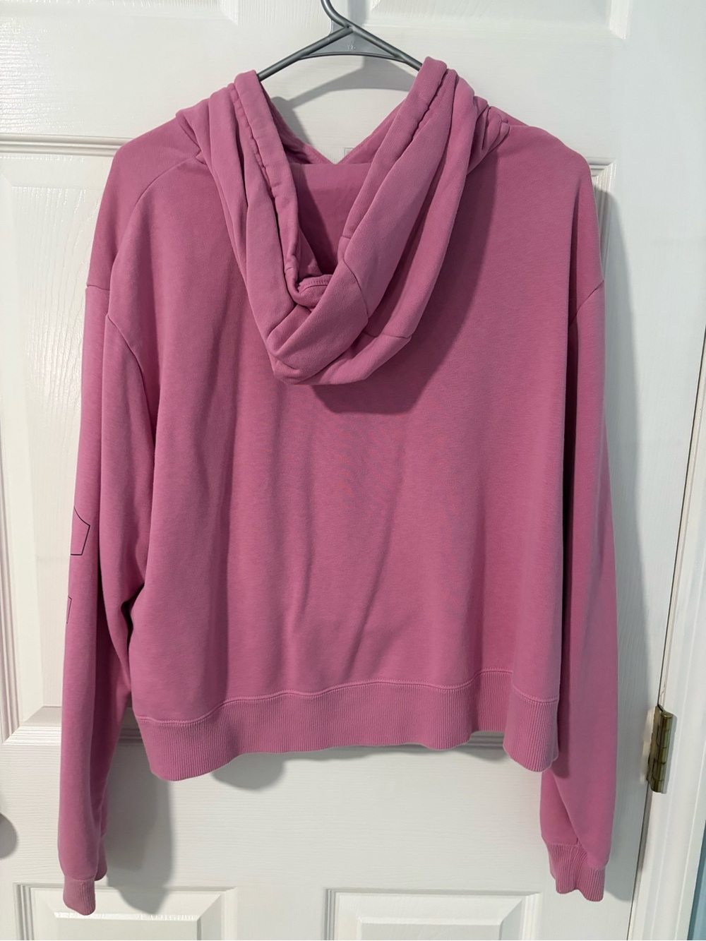 Nike Women’s Rose Pink Air Logo Pullover Hoodie - Picture 2 of 3